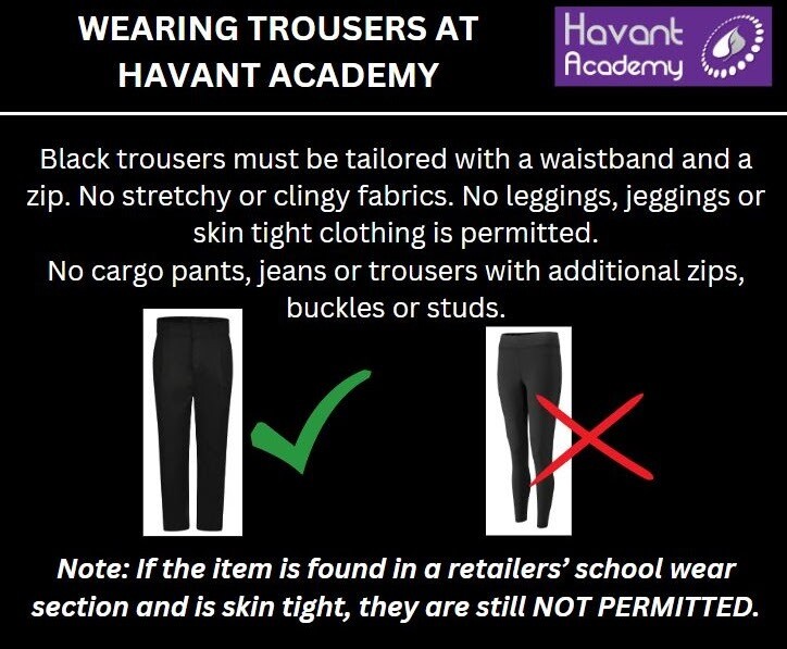 Trousers at havant