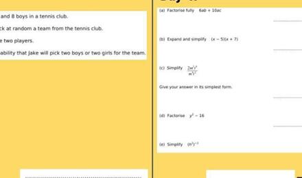 Tkat 100 day maths challenge higher 48