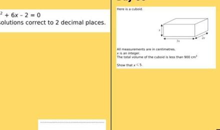 Tkat 100 day maths challenge higher 36
