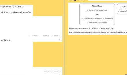 Tkat 100 day maths challenge higher 30