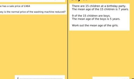 Tkat 100 day maths challenge higher 12