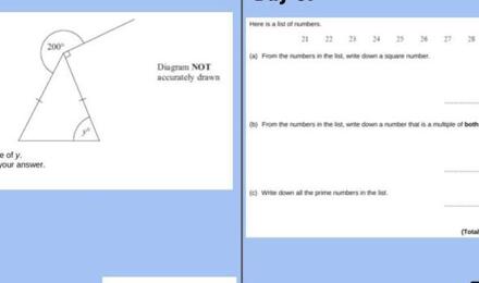 Tkat 100 day maths challenge foundation 68