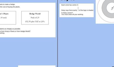 Tkat 100 day maths challenge foundation 20