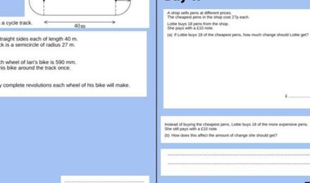 Tkat 100 day maths challenge foundation 18