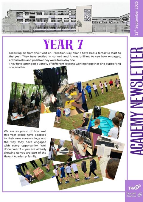 Newsletter 12th September 2025
