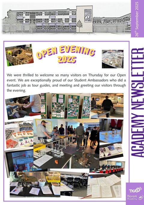Newsletter 26th September 2025
