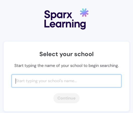 Sparx select your school